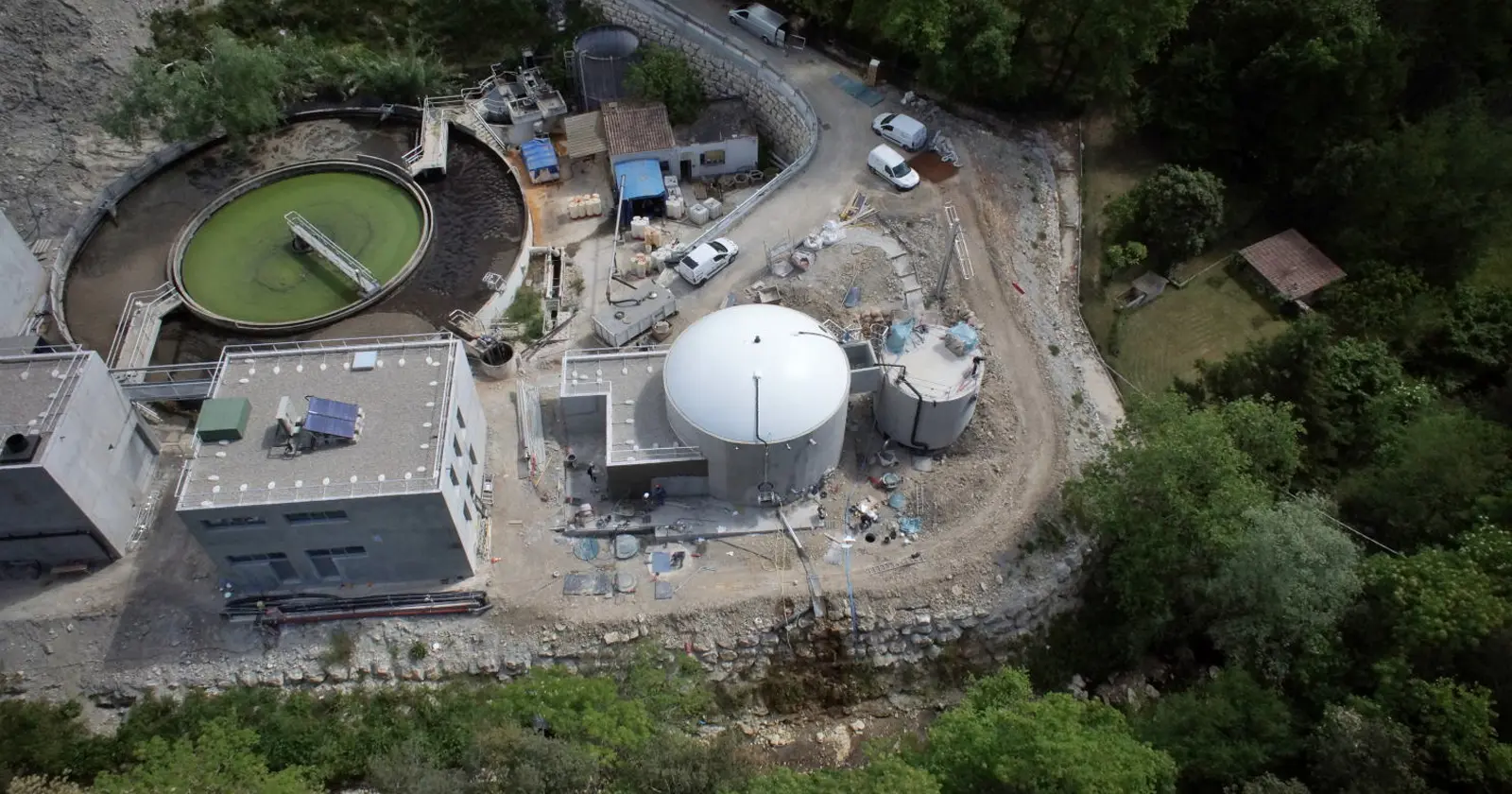 Inspection drone de site industriel